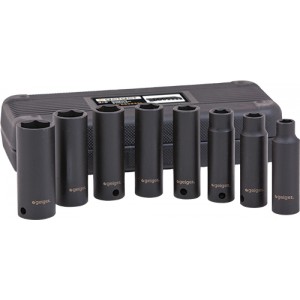 Geiger 3/8 Inch Drive 8 Piece Imperial Socket Set
