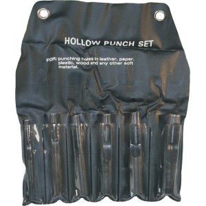 6 Piece Hollow Punch Set