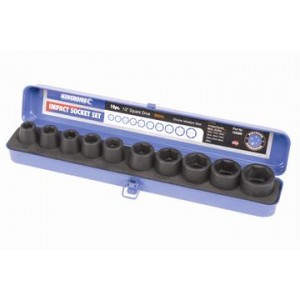 Kincrome Air Impact Socket Set 10 Piece AF 1/2 inch Square Drive