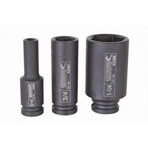 Kincrome Impact Socket Deep Imperial 1/2 Square Drive 7/16 Inch