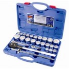 Kincrome Socket Set 26 Piece Imperial and Metric 3/4 Square Drive